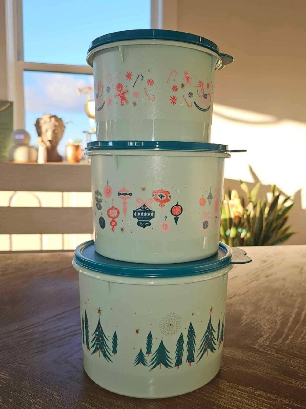 Holiday Stacking Canisters